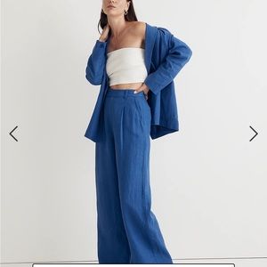 Linen Harlow Wide Leg Pants
